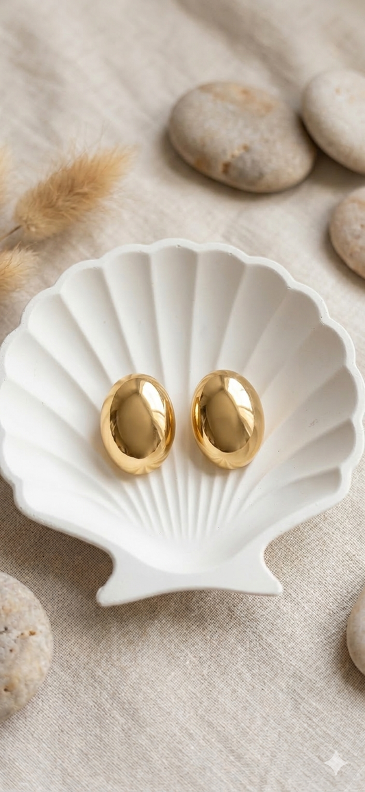 Solar Shine Dome Earring