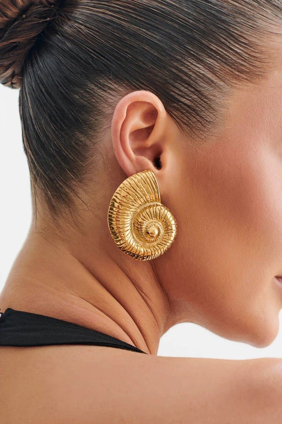 Seashell Arc Earrings