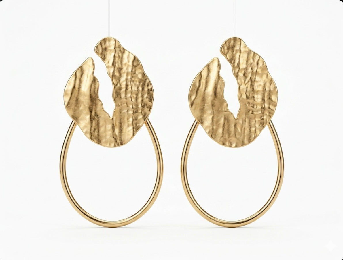 Versatile hoop earrings