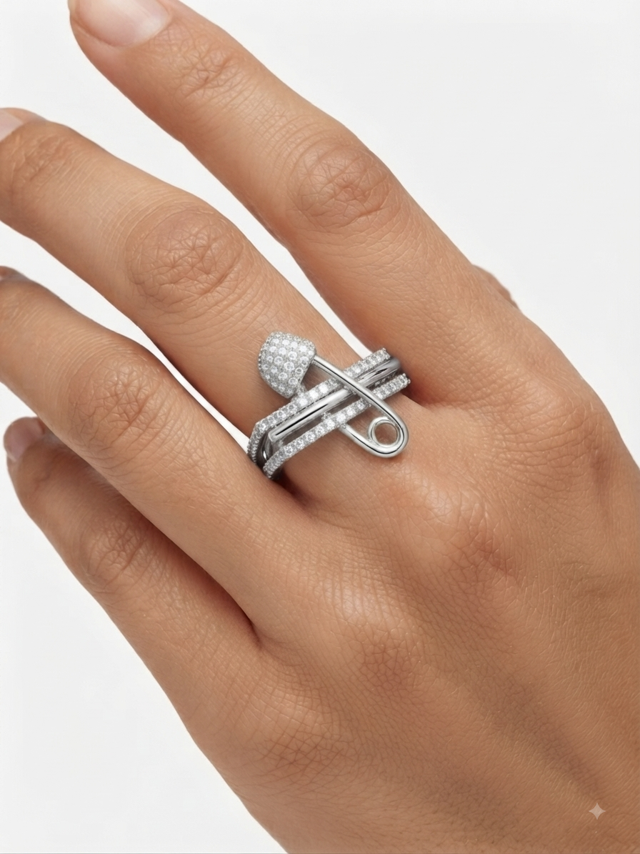 Safety Pin Ring Stack