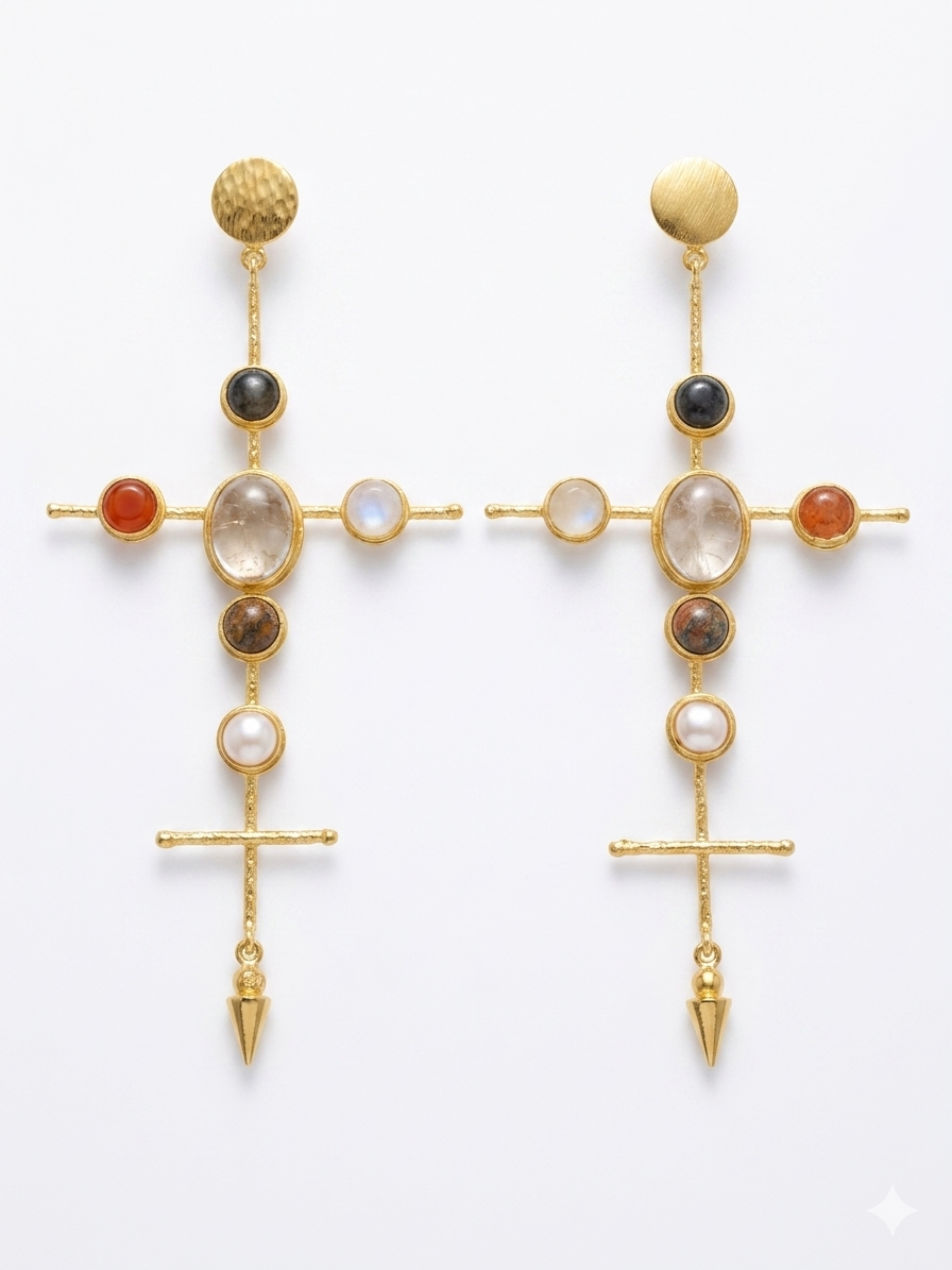 The Cross Earrings