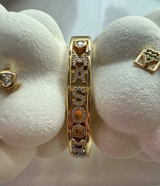 Customised Slider Name Bracelet