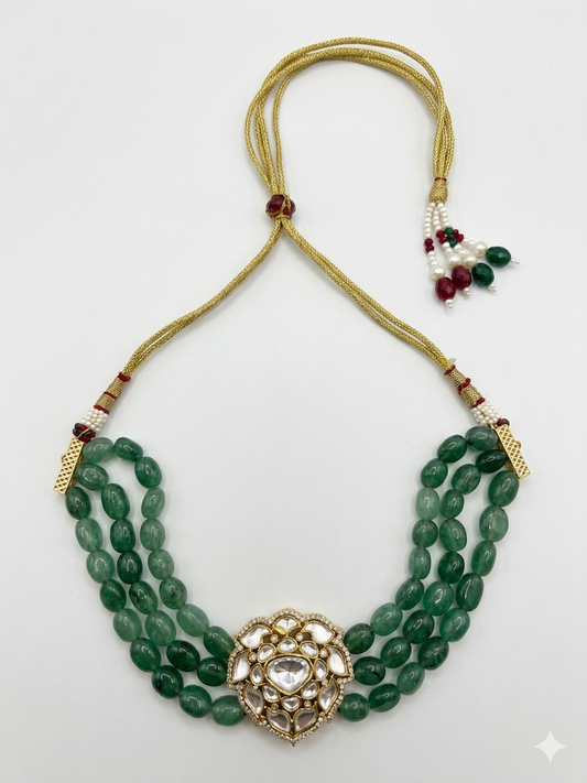 The Lotus Kundan Choker