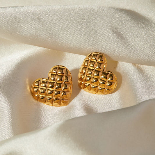 Heartbeat earrings