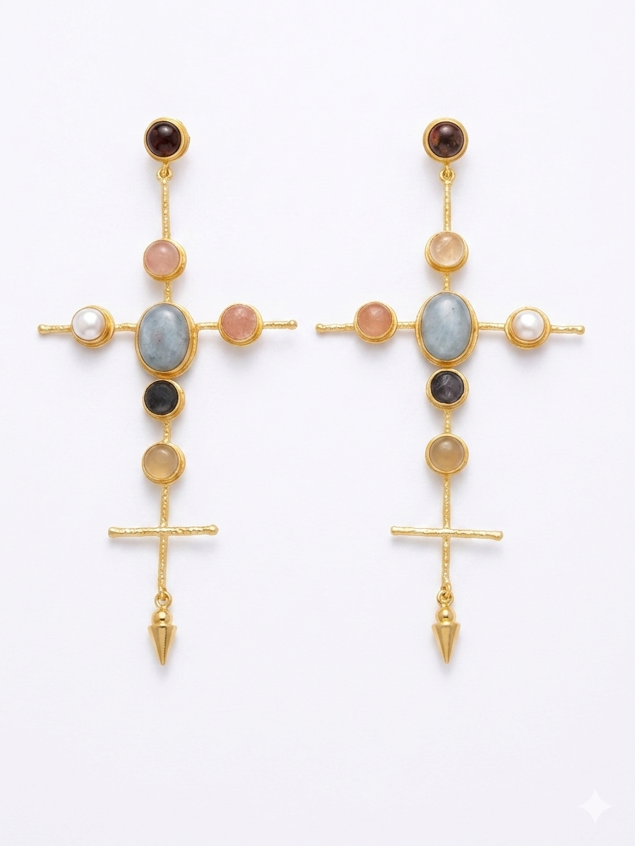 The Cross Earrings