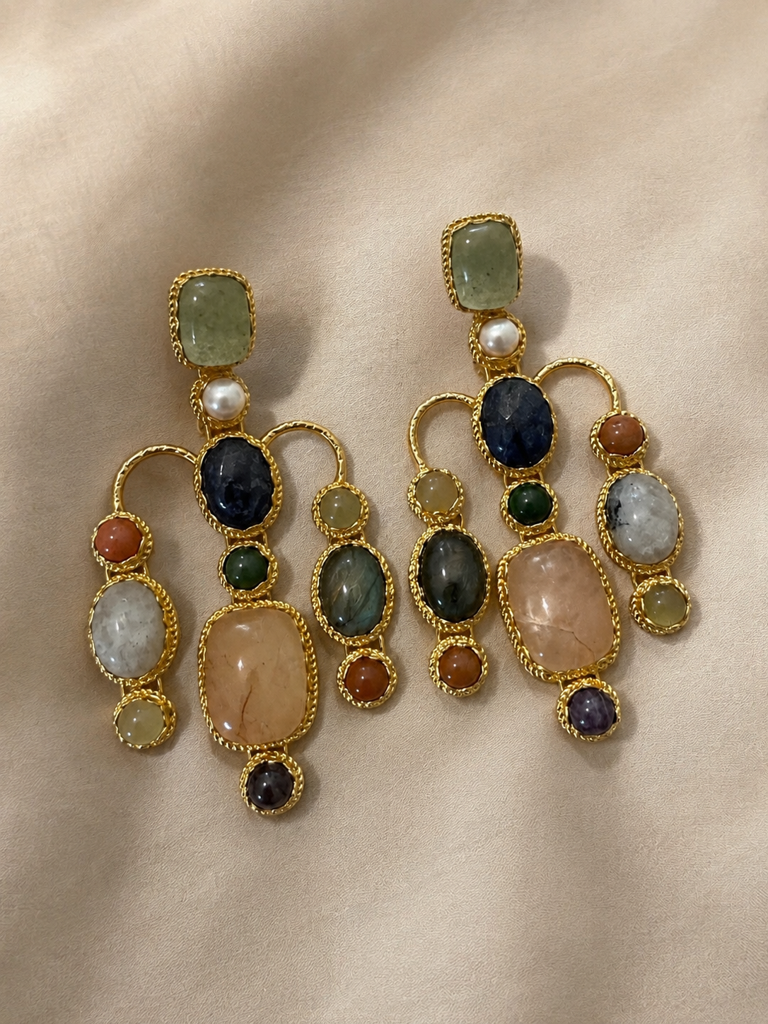 Festive Gemstone Earrings