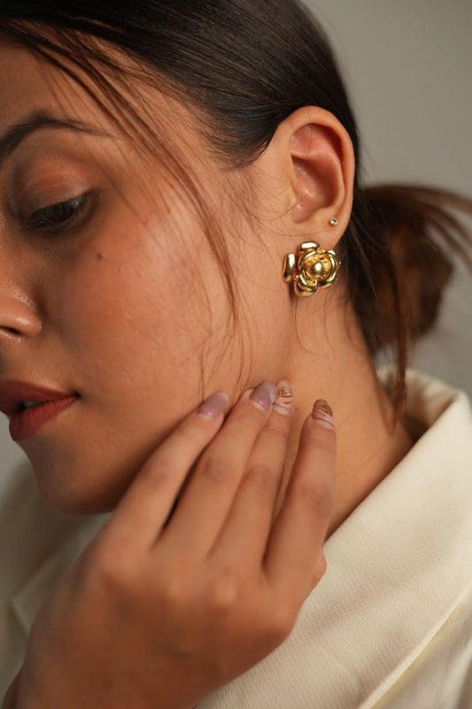 French Rose Earrings