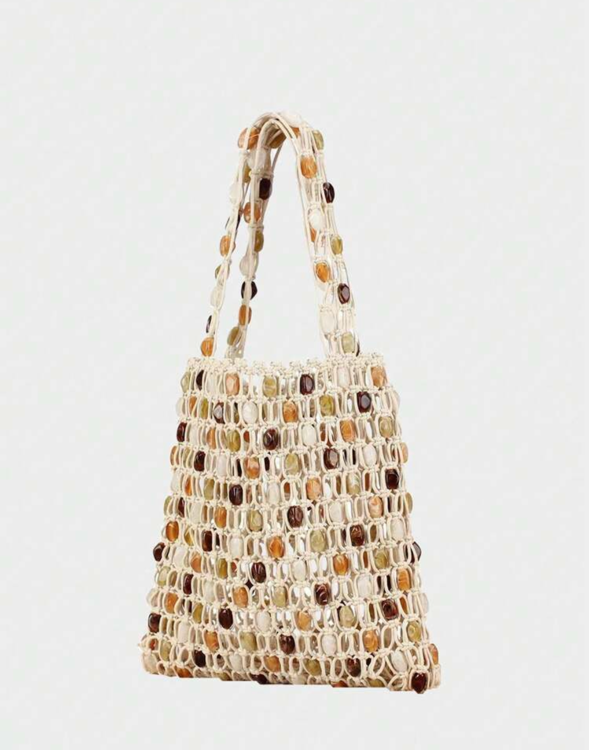 Stone beaded bag