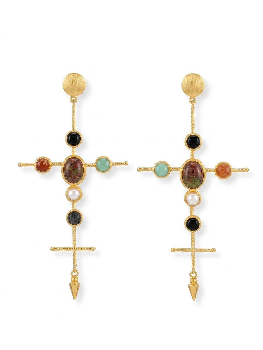 The Cross Earrings