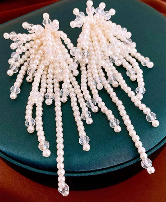 Pearl drop earrings