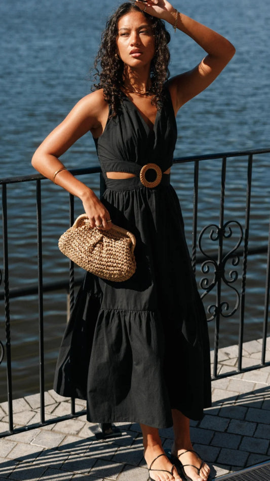 Beach raffia bag