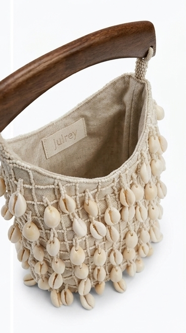 Boho shell bag