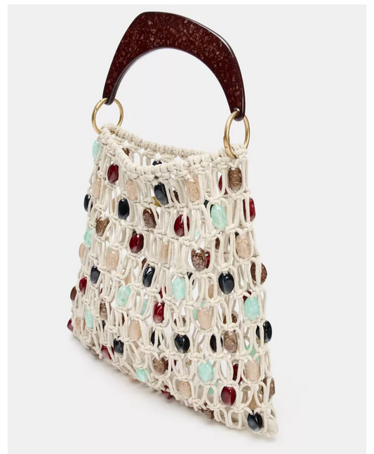 Stone beaded bag