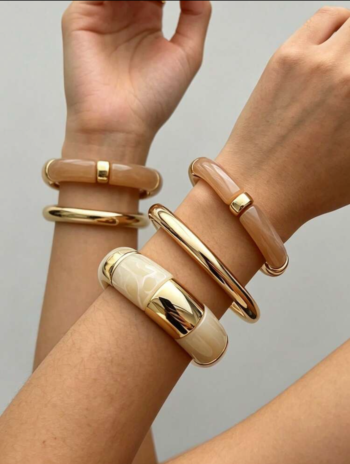 Boho hand stack set of 3
