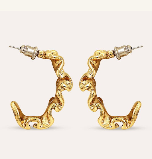 Twist and shine hoops